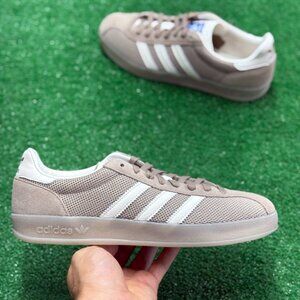 Adidas Gazelle Indoor Pro Brown Shock Yellow Charcoal Mens JS0666 NEW Multi Sz